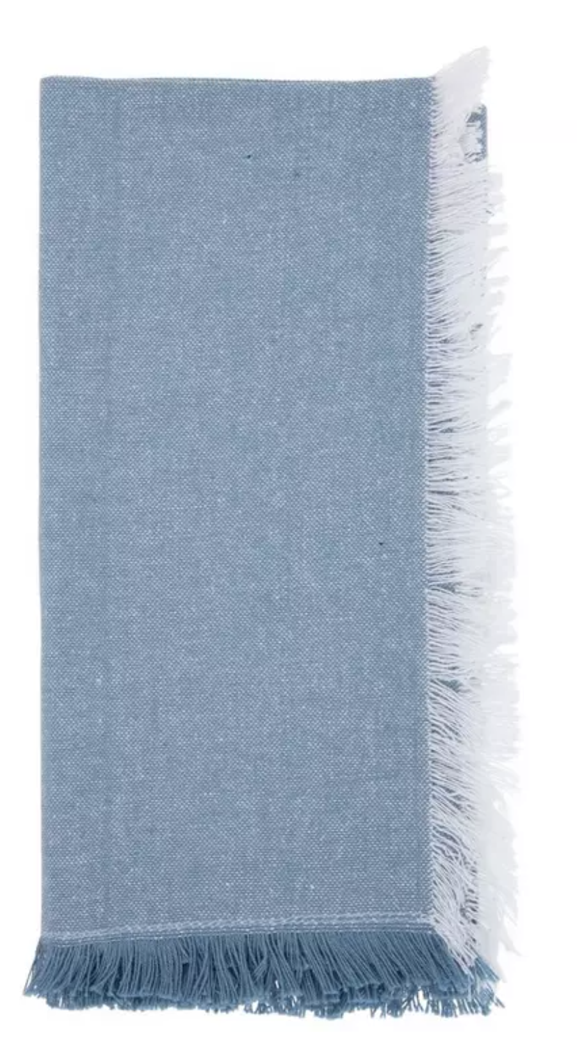 Personalized Embroidered Linen Napkins – Monogram & Custom Name