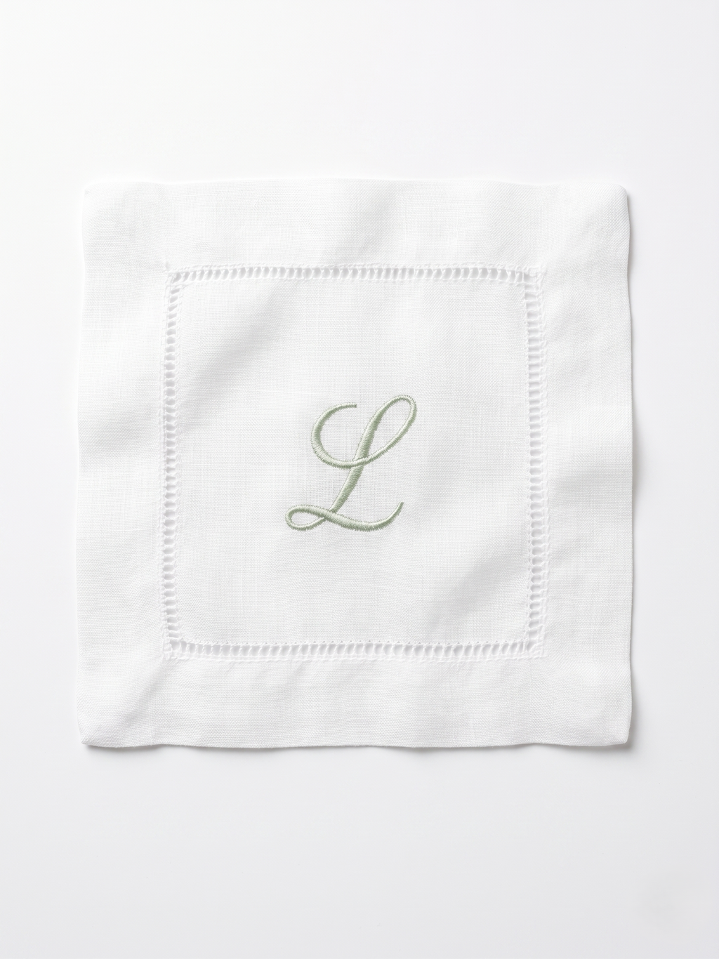 Personalized Linen Cocktail Napkins | Elegant Monogram Napkins | Custom Initial Cocktail Napkin Set | Luxury Table Decor