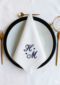 Personalized Linen Wedding Napkins